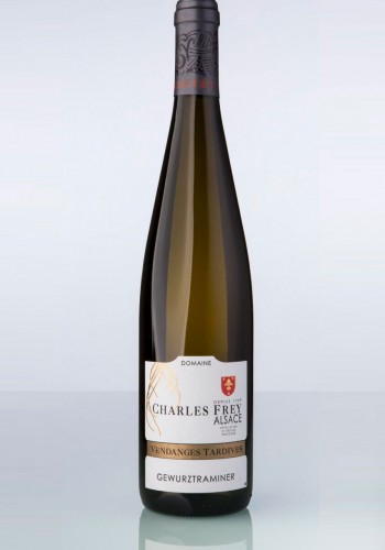 bouteille de vin d'Alsace Gewurztraminer vendanges tardivesCharles Frey